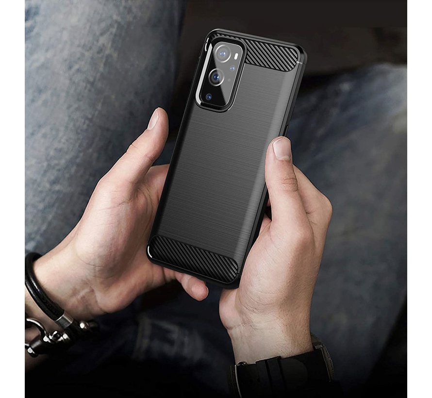 OnePlus 9 Case Brushed Carbon Black