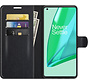 OnePlus 9 Pro Wallet Flip Case Schwarz