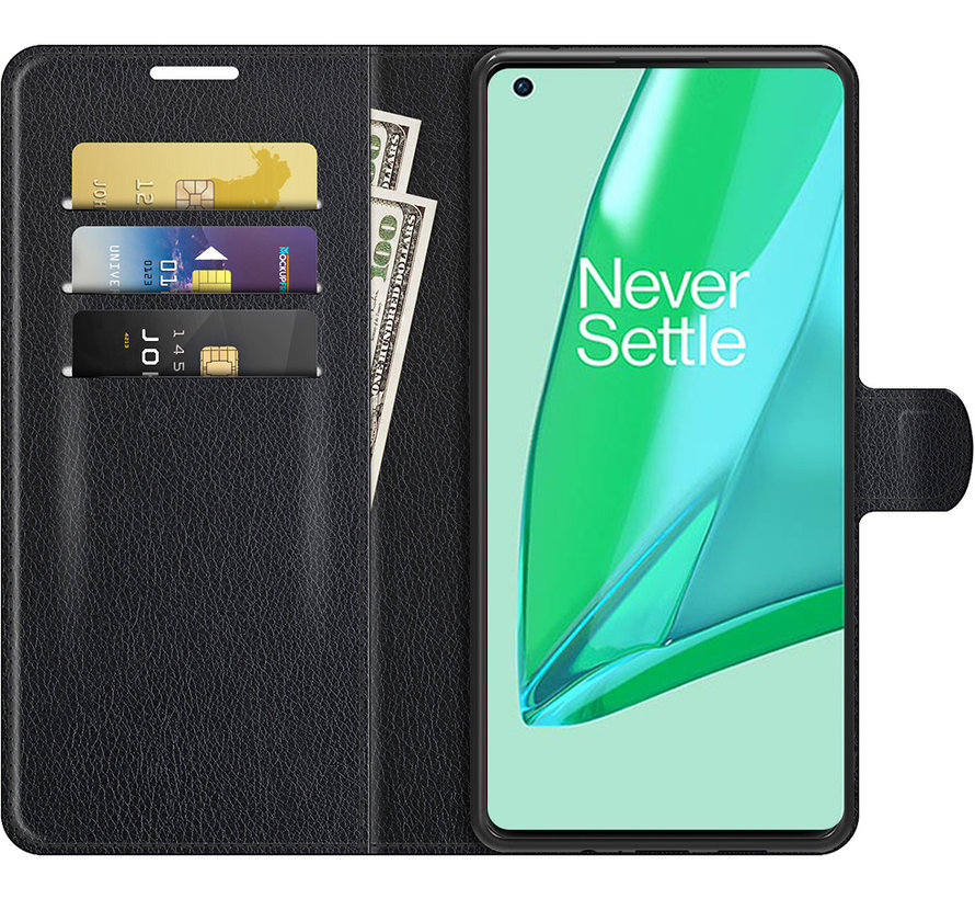 OnePlus 9 Pro Wallet Flip Case Black