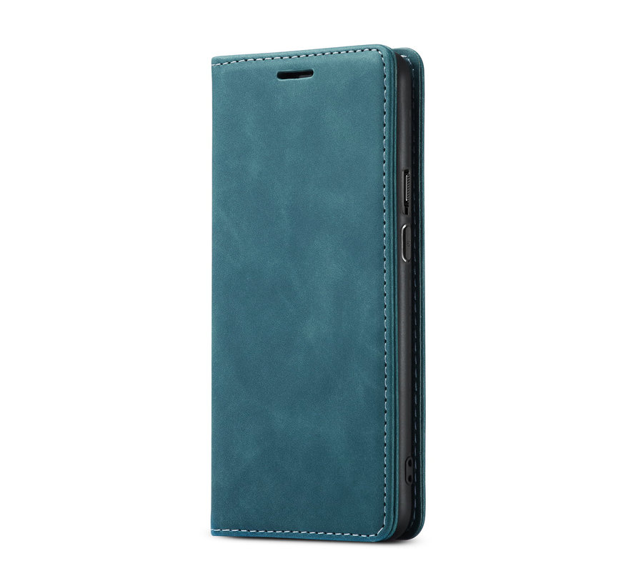 OnePlus 9 Wallet Case Vintage Leather Blue