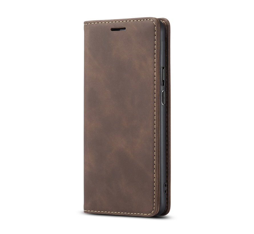 OnePlus 9 Wallet Case Vintage Leather Brown