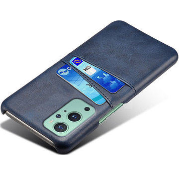 ProGuard OnePlus 9 Case Slim Leather Card Holder Blue