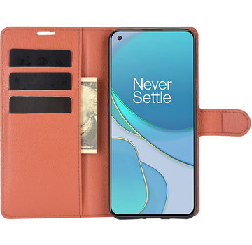 ProGuard OnePlus 9 Wallet Flip Case Braun