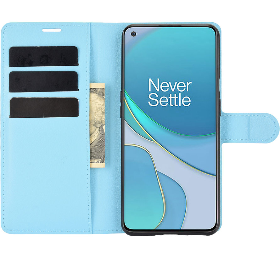 OnePlus 9 Wallet Flip Case Blau