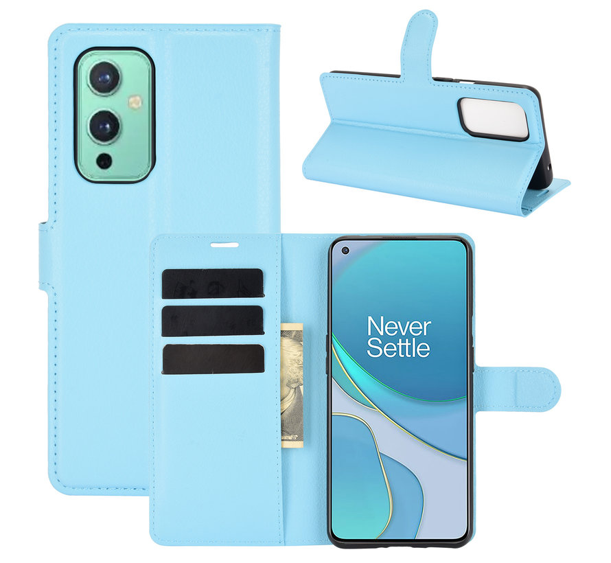 OnePlus 9 Wallet Flip Case Blue