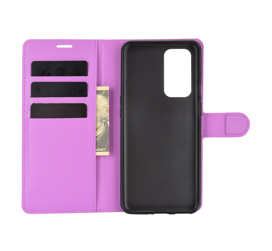 OnePlus 9 Wallet Flip Case Lila