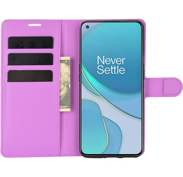 ProGuard OnePlus 9 Wallet Flip Case Paars