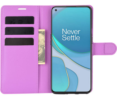 ProGuard OnePlus 9 Wallet Flip Case Paars