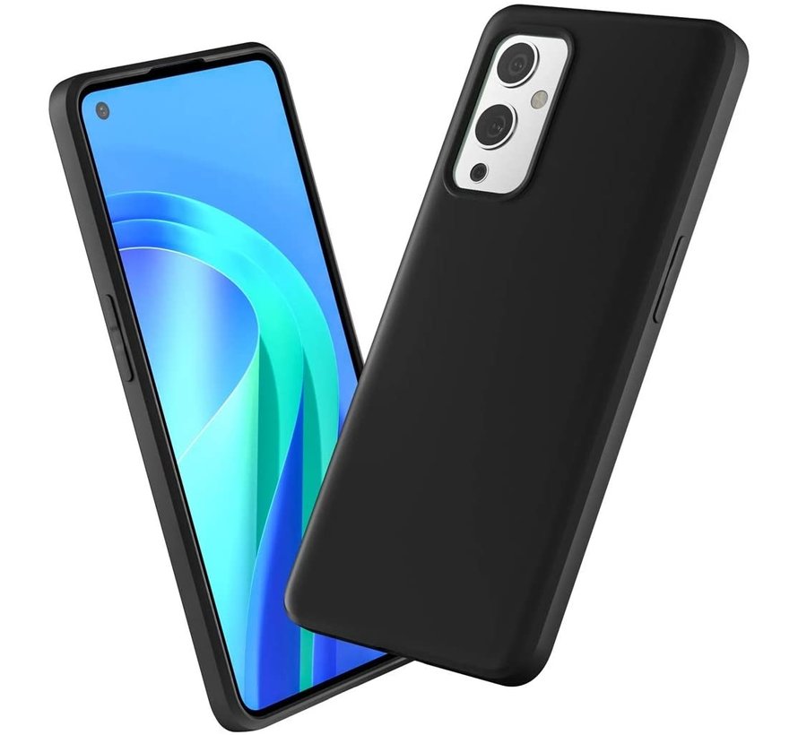 OnePlus 9 Case Flüssiges Silikon Schwarz