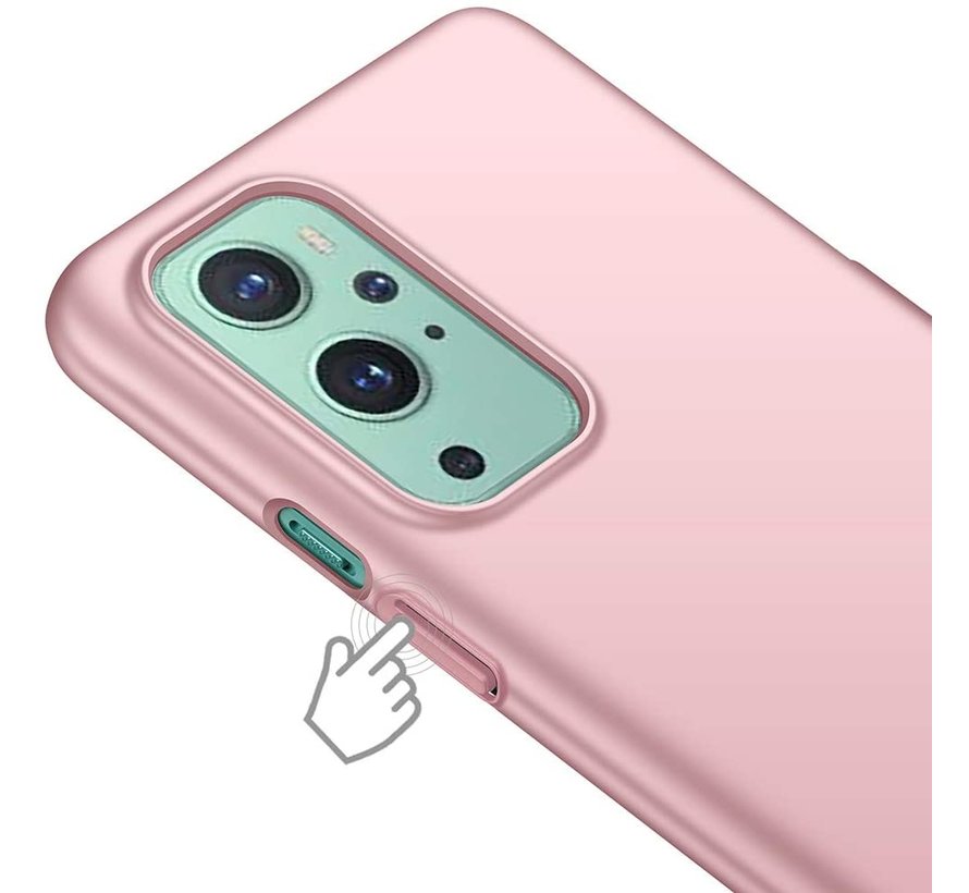 OnePlus 9 Case Ultra Slim Grip Pink