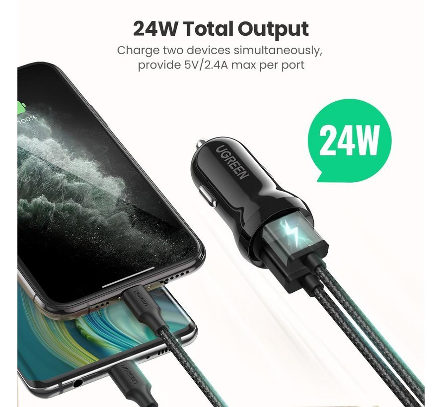 Autoladegerät 2x 24W 4,8A OnePlus