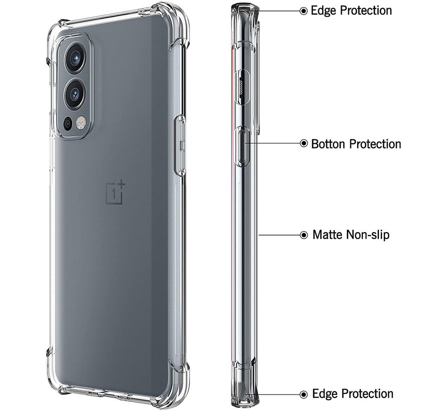 OnePlus Nord 2 Hoesje Xtreme TPU Transparant