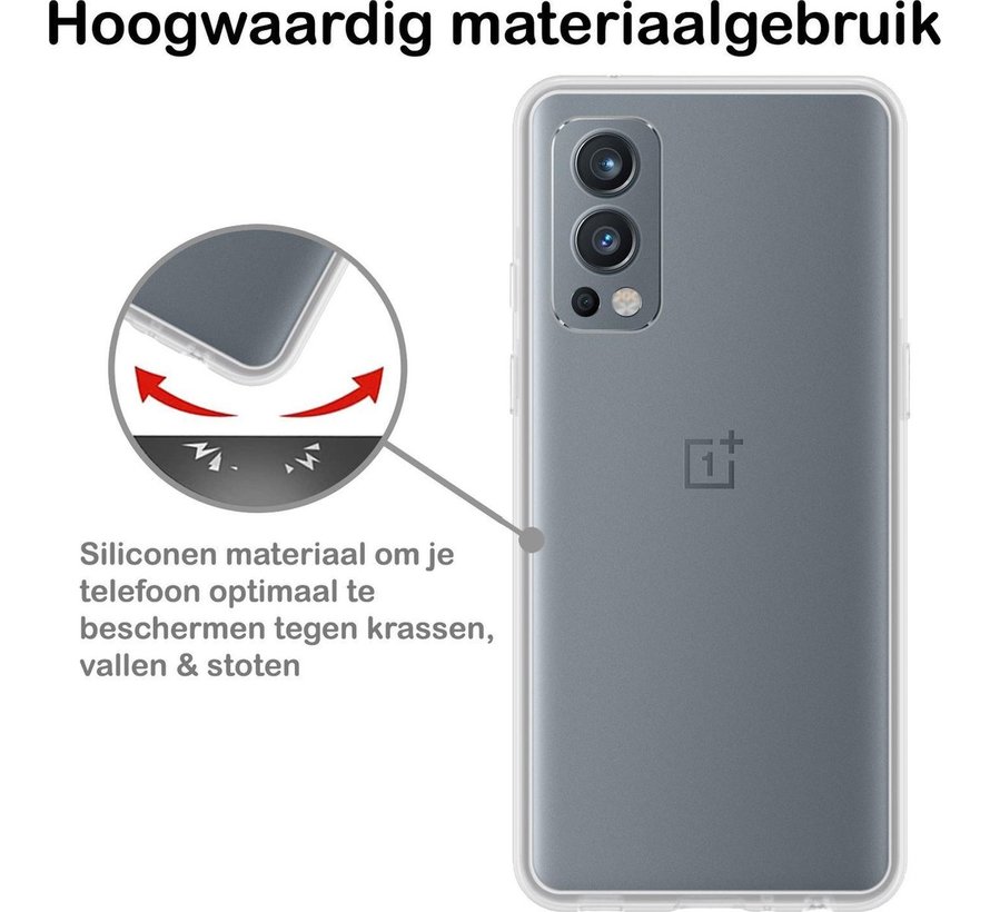 OnePlus Nord 2  Hoesje TPU Transparant