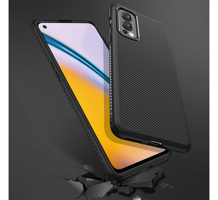 OnePlus Nord 2 Case TPU GripLine Black