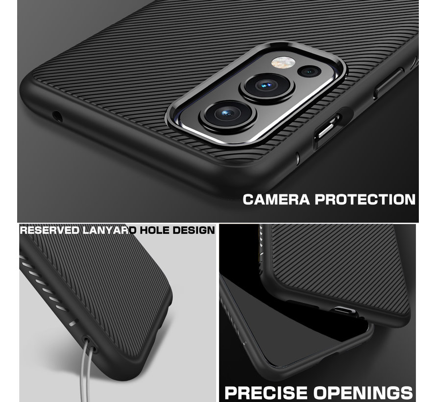 OnePlus Nord 2 Case TPU GripLine Black