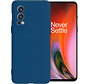 OnePlus Nord 2 Case Flüssiges Silikonblau