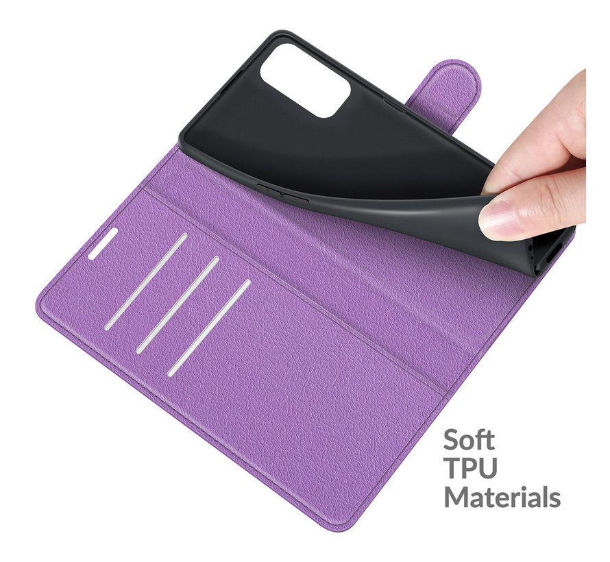 OnePlus Nord 2 Wallet Flip Case Purple