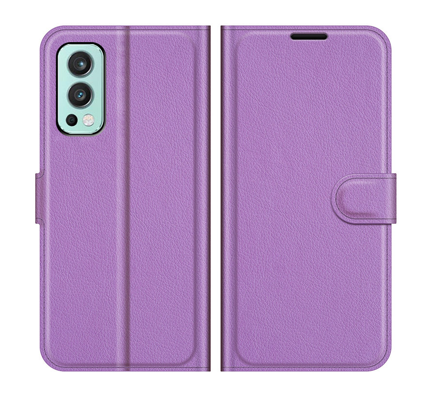 OnePlus Nord 2 Wallet Flip Case Purple