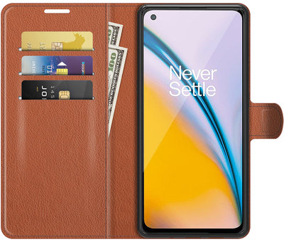 ProGuard OnePlus Nord 2 Wallet Flip Case Brown