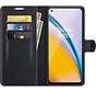 OnePlus Nord 2 Wallet Flip Case Zwart