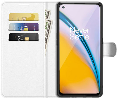 ProGuard OnePlus Nord 2 Wallet Flip Case Weiß