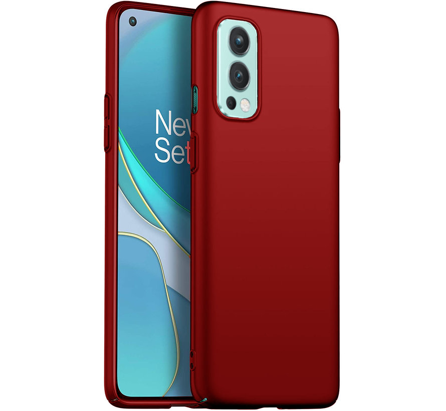 OnePlus Nord 2 Case Ultra Slim Grip Red