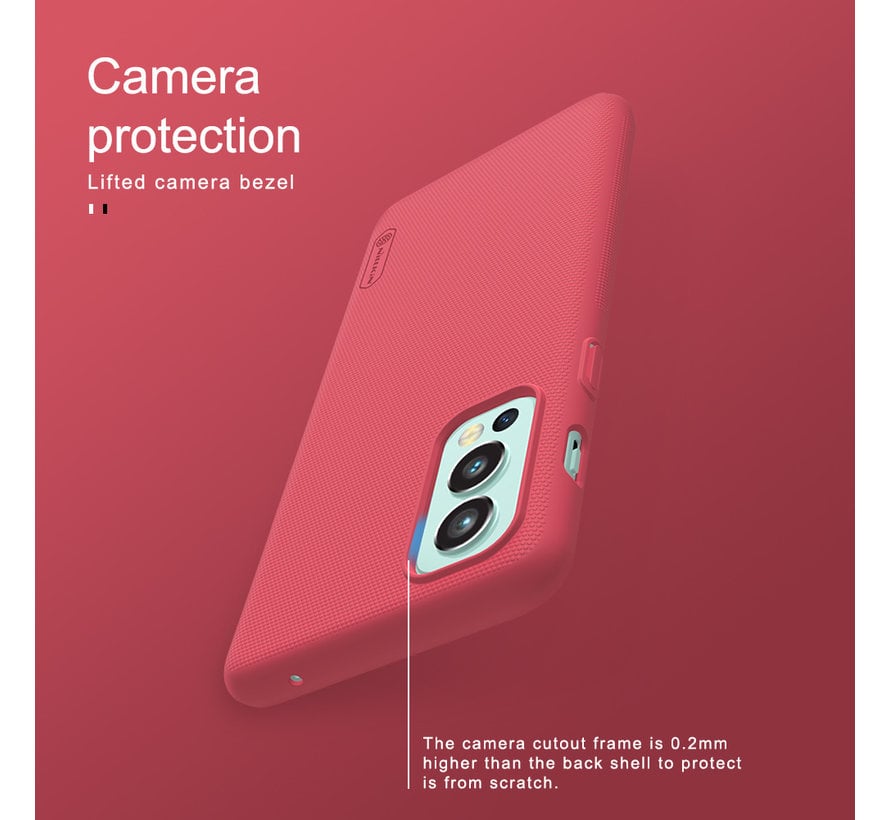 OnePlus Nord 2 Case Super Frosted Shield Red