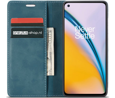 ProGuard OnePlus Nord 2 Wallet Case Vintage Leather Blue