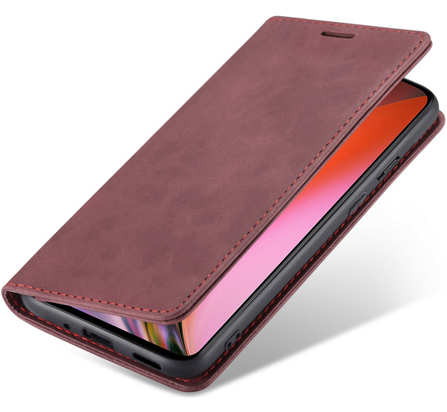 OnePlus Nord 2 Wallet Case Vintage Leather Purple