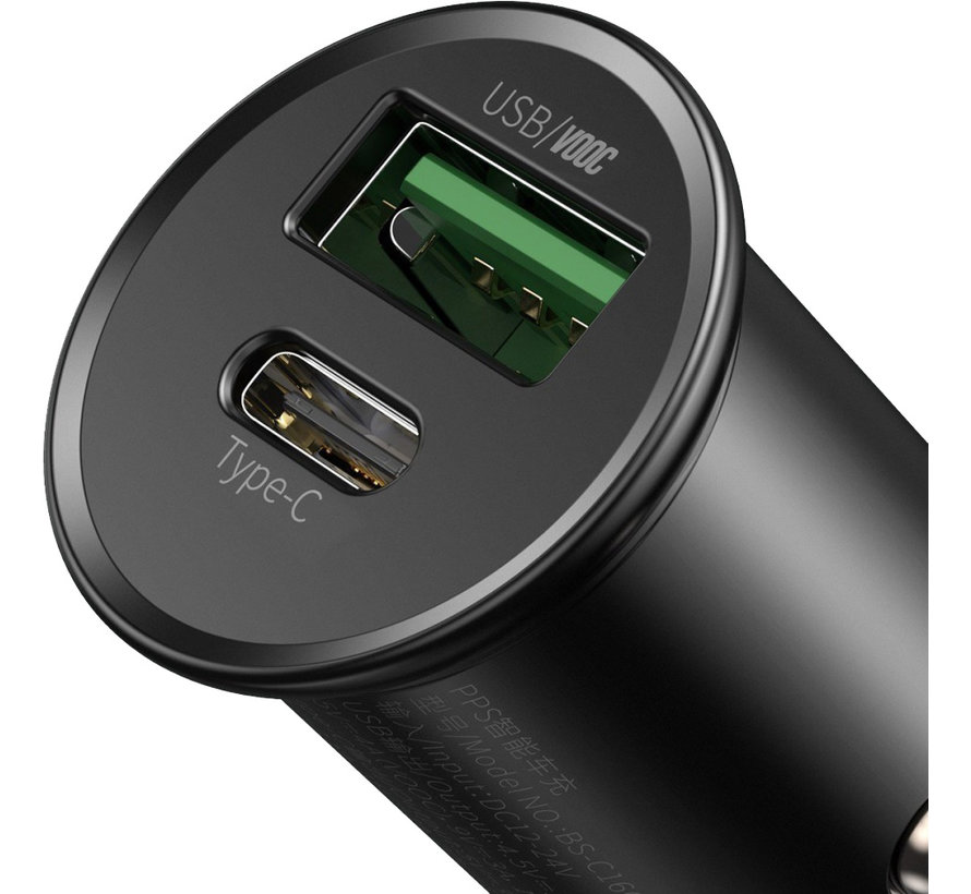 Autoladegerät 30W USB A & USB C