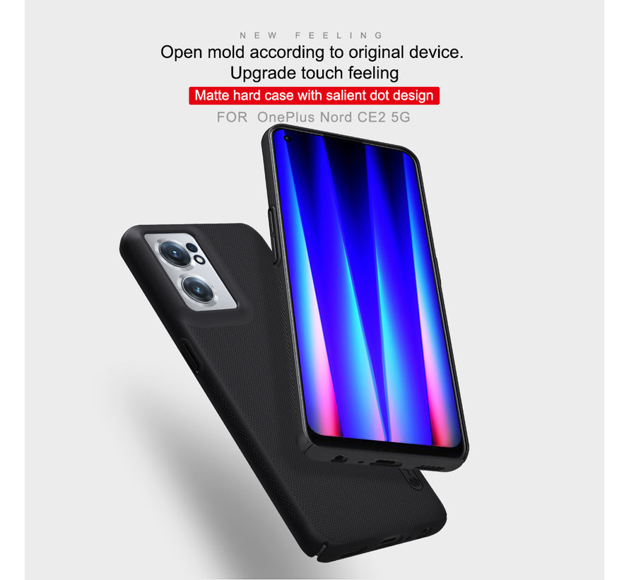OnePlus Nord CE 2 Case Super Frosted Shield Blau