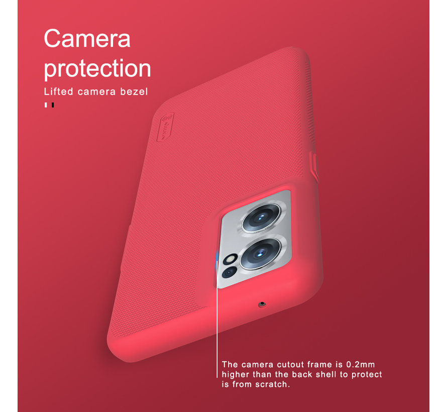 OnePlus Nord CE 2 Case Super Frosted Shield Red