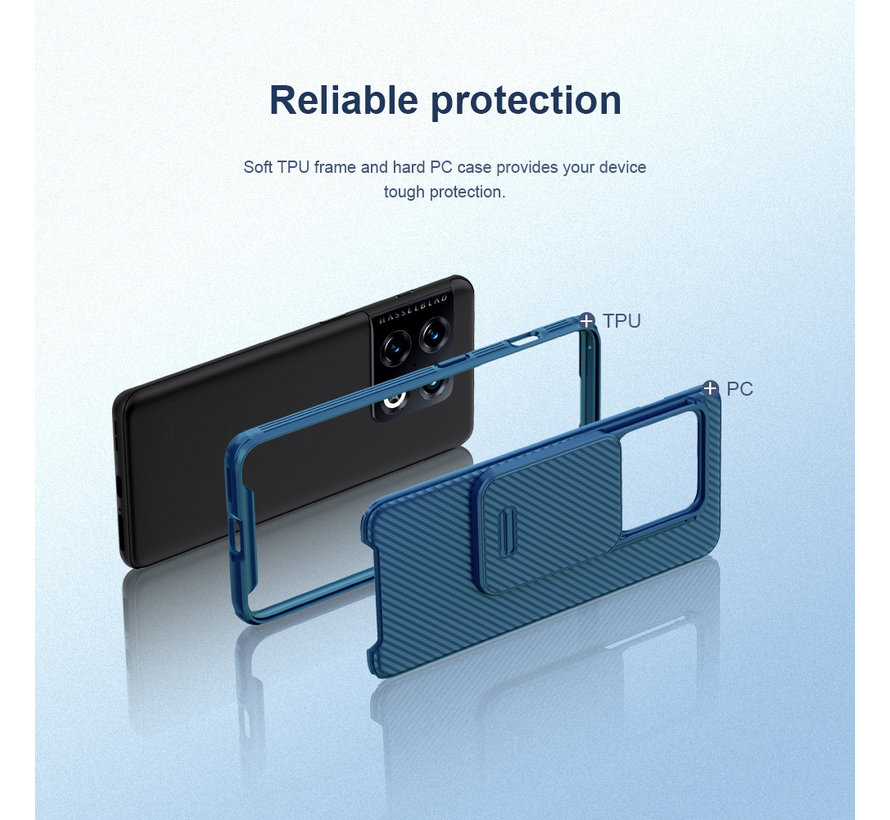 OnePlus 10 Pro Hoesje CamShield Pro Blauw