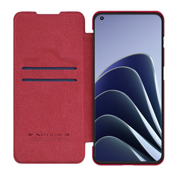 Nillkin OnePlus 10 Pro Flip Case Qin Rood