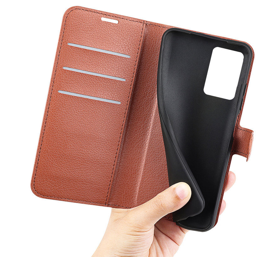 OnePlus Nord CE 2 Wallet Flip Case Brown