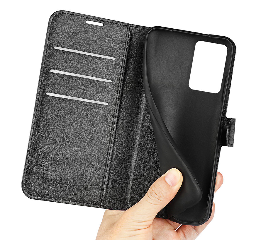 OnePlus Nord CE 2 Wallet Flip Case Zwart
