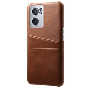 ProGuard OnePlus Nord CE 2 Case Slim Leder Kartenhalter Braun