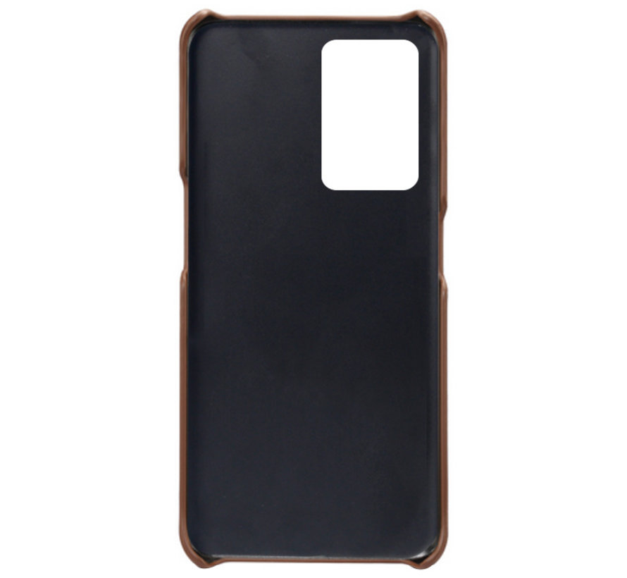 OnePlus Nord CE 2 Case Slim Leather Card Holder Brown