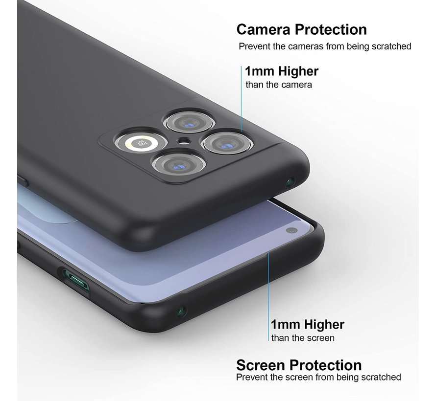OnePlus 10 Pro Case Liquid Silicone Black