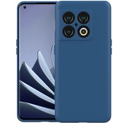 ProGuard OnePlus 10 Pro Hoesje Liquid Silicone Blauw