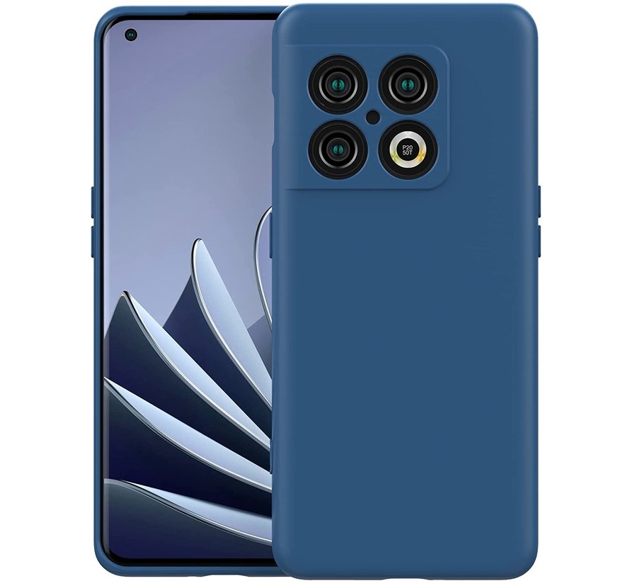 OnePlus 10 Pro Case Liquid Silicone Blue