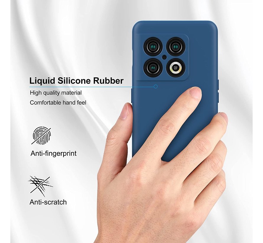 OnePlus 10 Pro Case Liquid Silicone Blue