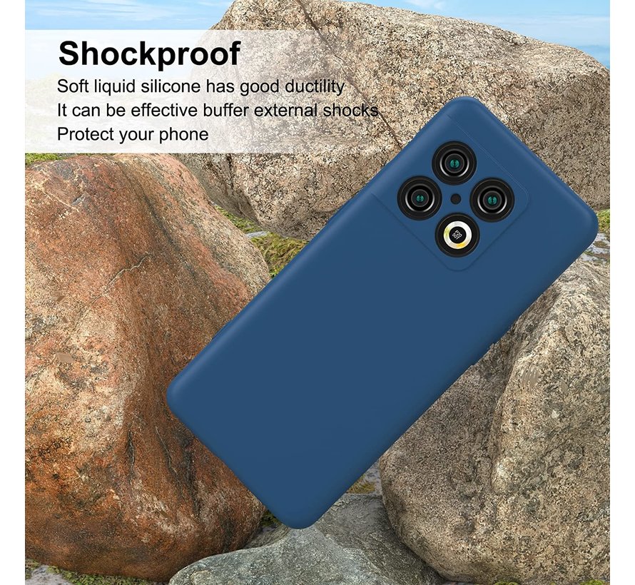 OnePlus 10 Pro Case Liquid Silicone Blue