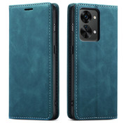 ProGuard OnePlus Nord 2T Wallet Hoesje Vintage Leder Blauw