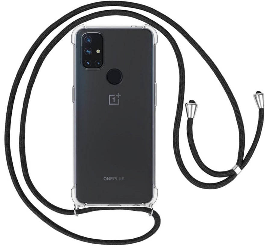 OnePlus Nord N10 Hülle mit schwarzem Kabel