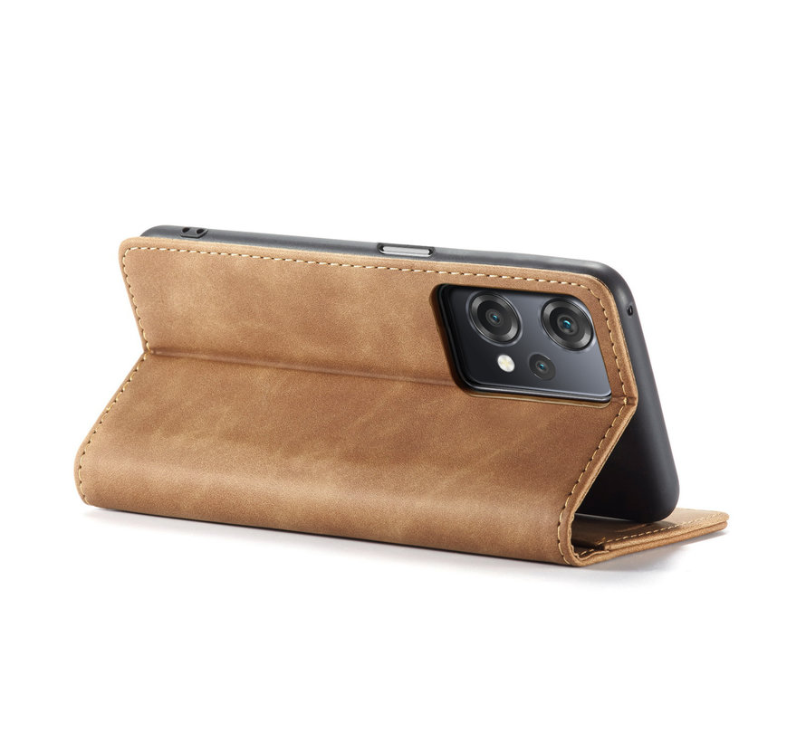 OnePlus Nord CE 2 Lite Wallet Case Vintage Leather Beige