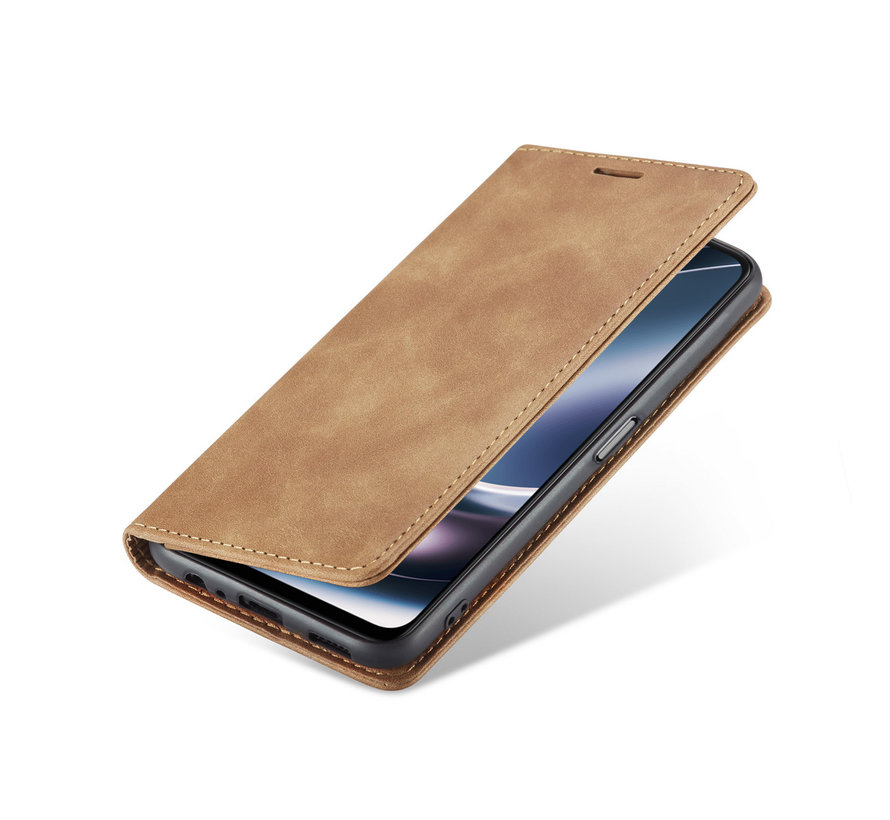 OnePlus Nord CE 2 Lite Wallet Case Vintage Leather Beige