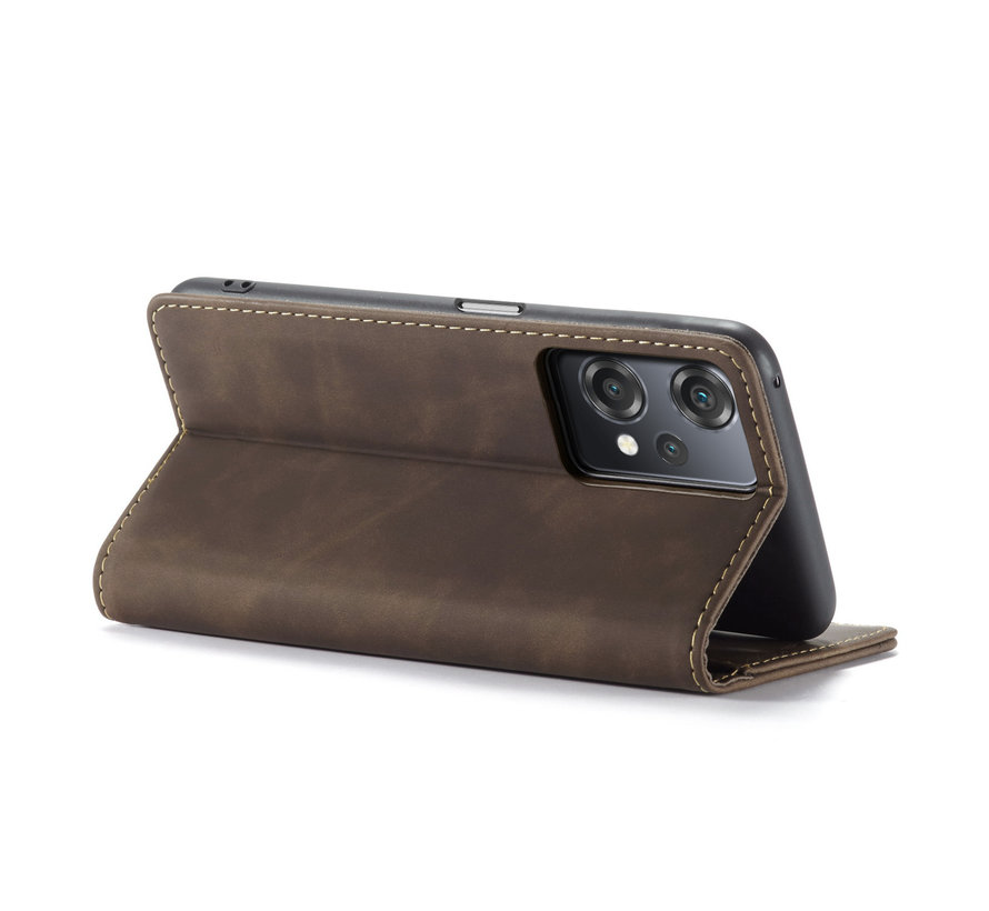 OnePlus Nord CE 2 Lite Wallet Case Vintage Leather Brown