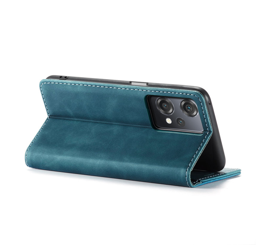 OnePlus Nord CE 2 Lite Wallet Case Vintage Leather Blue