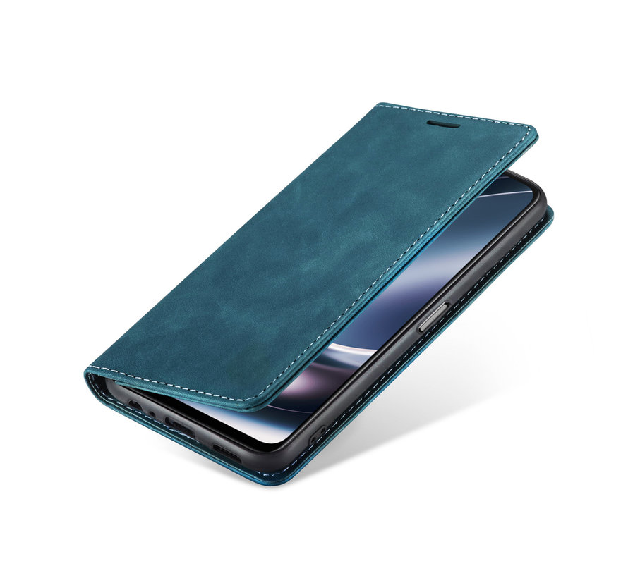 OnePlus Nord CE 2 Lite Brieftasche Vintage Leder Blau